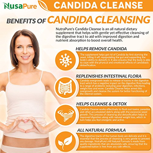 Candida Cleanse (Non-GMO) 120 Capsules: Double The Competition ...